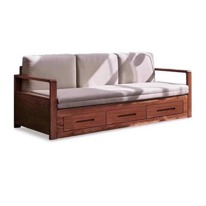 Lavita Solid Wood Sofa Come Bed | Easy Folding Sofa Come Bed