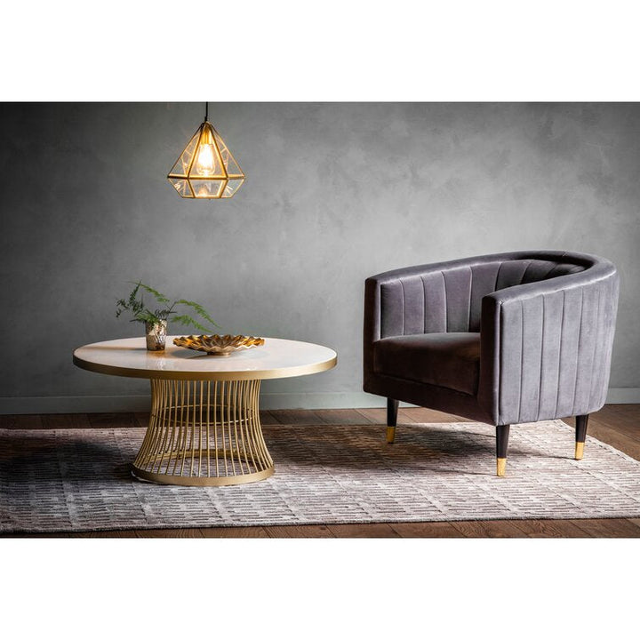 Kriti Metal Coffee Table For Living Room