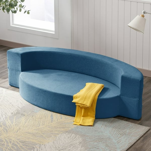 Monica Blue Sofa Come Bed For Living Room