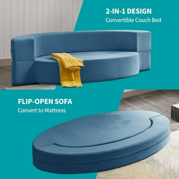 Monica Blue Sofa Come Bed For Living Room