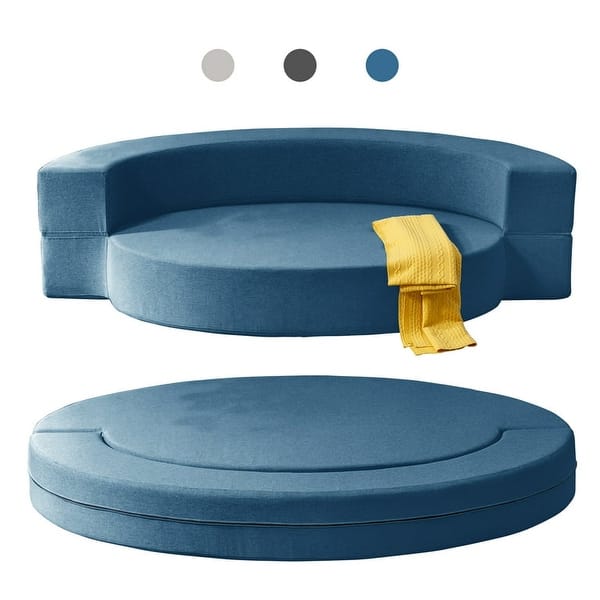 Monica Blue Sofa Come Bed For Living Room