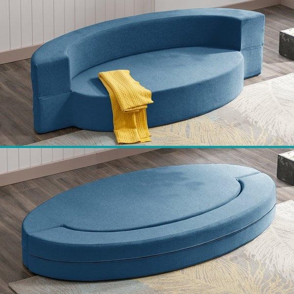 Monica Blue Sofa Come Bed For Living Room