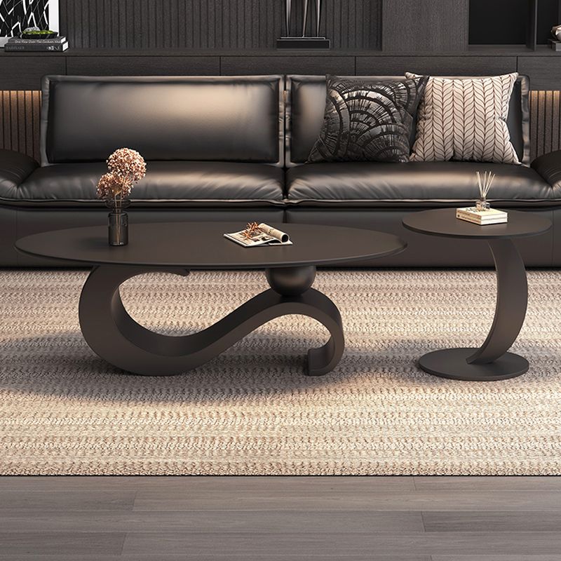 Solis Stainless Steel Coffee Table for Living Room - Single Big Table