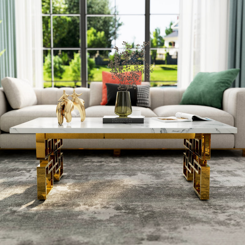 Himansh Metal Coffee Table For Living Room