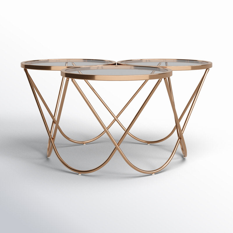 Lark Stainless Steel Coffee Table For Living Room