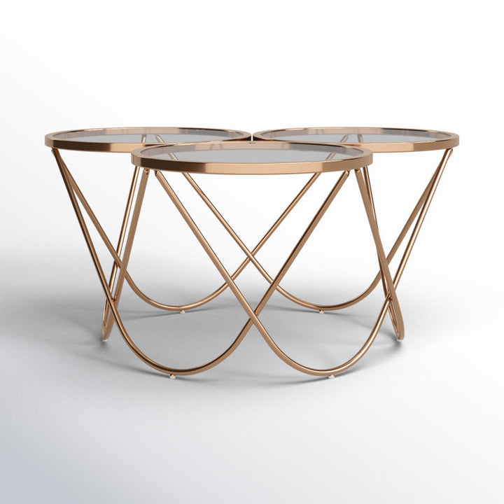 Lark Stainless Steel Coffee Table For Living Room