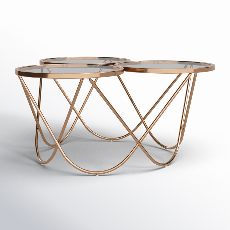 Lark Stainless Steel Coffee Table For Living Room