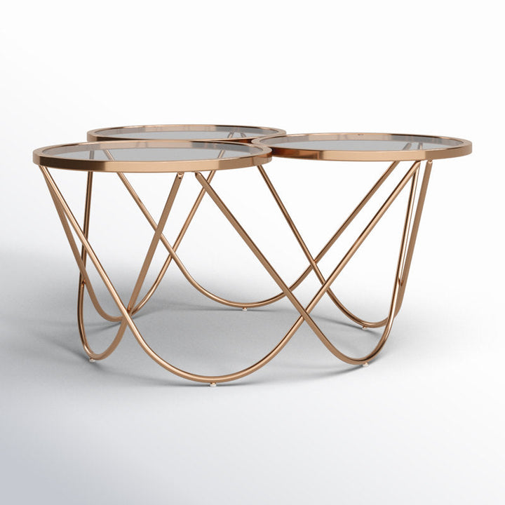 Lark Stainless Steel Coffee Table For Living Room