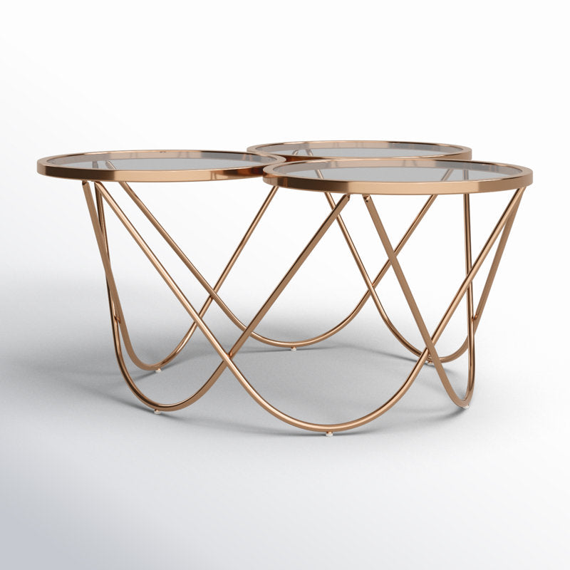 Lark Stainless Steel Coffee Table For Living Room