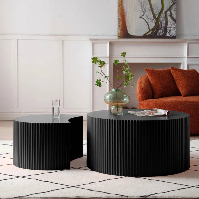 Dinesh Mdf Coffee Table For Living Room | Black Finish