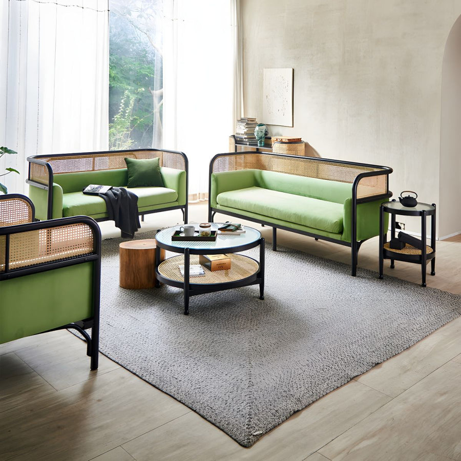 Arohini Solid Wood 3 + 2 + 1 Sofa Set for Living Room