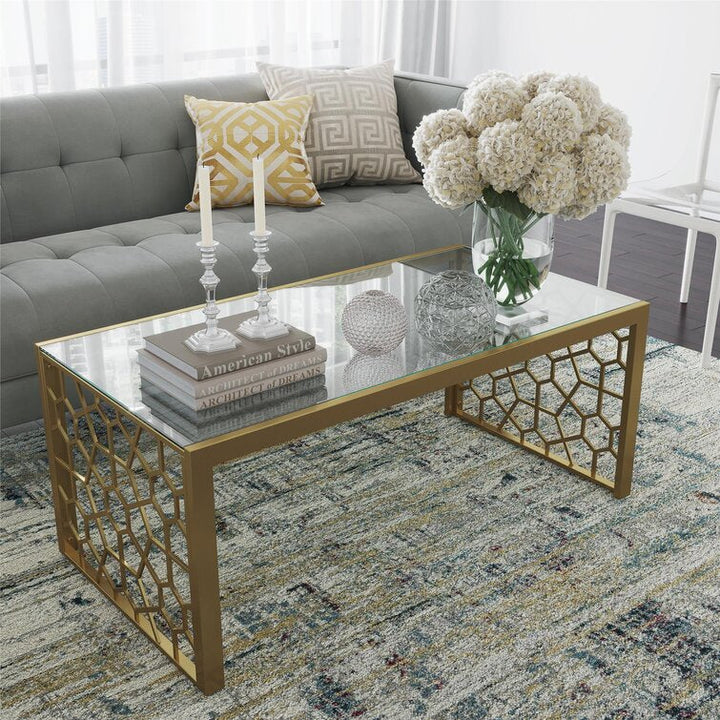 Saara Metal Coffee Table For Living Room
