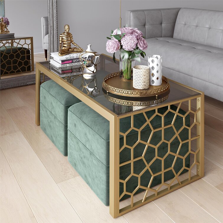 Saara Metal Coffee Table For Living Room