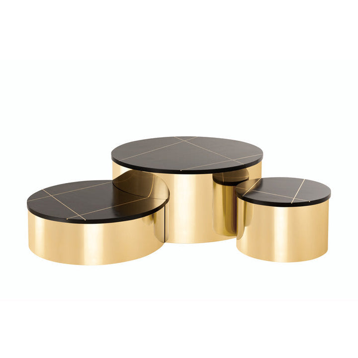 Azure Stainless Steel Pvd Coated Coffee Table For Living Room