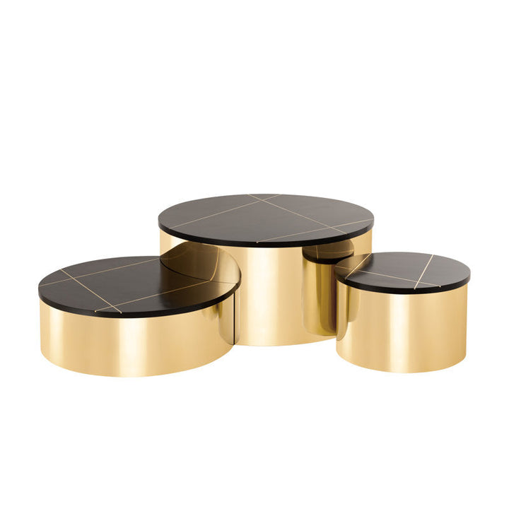 Azure Stainless Steel Pvd Coated Coffee Table For Living Room