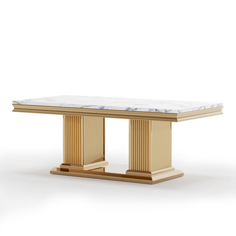 Malti Stainless Steel Coffee Table For Living Room