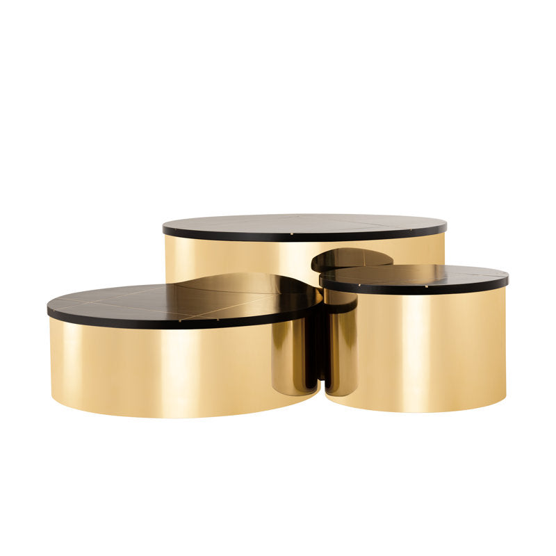 Azure Stainless Steel Pvd Coated Coffee Table For Living Room