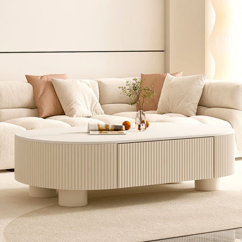 Eska Coffee Table for Living Room | White Finish