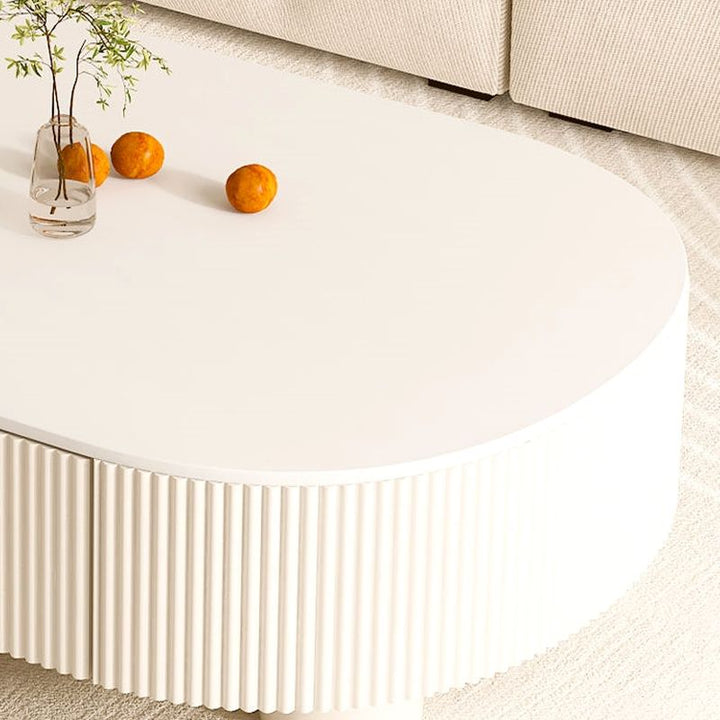 Eska Coffee Table for Living Room | White Finish