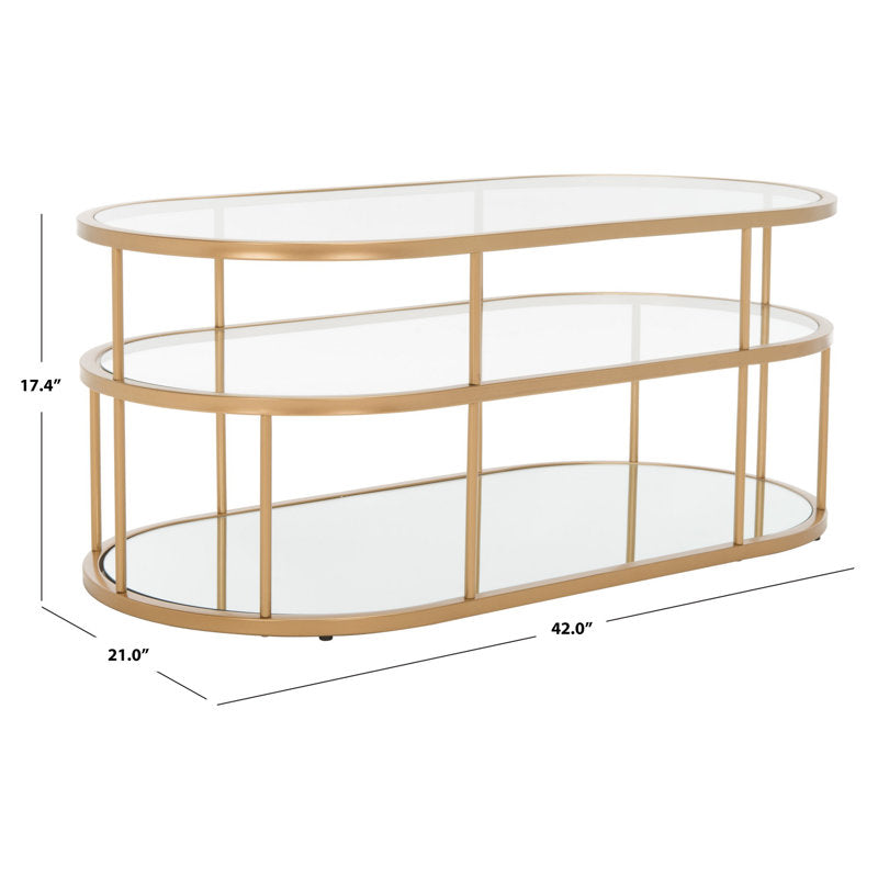 Mirage Metal Coffee Table For Living Room