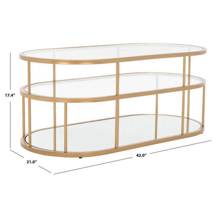 Mirage Metal Coffee Table For Living Room