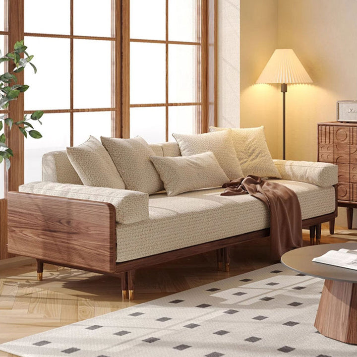 Mihika Solid Wood Sofa Come Bed | Easy Folding Sofa Come Bed