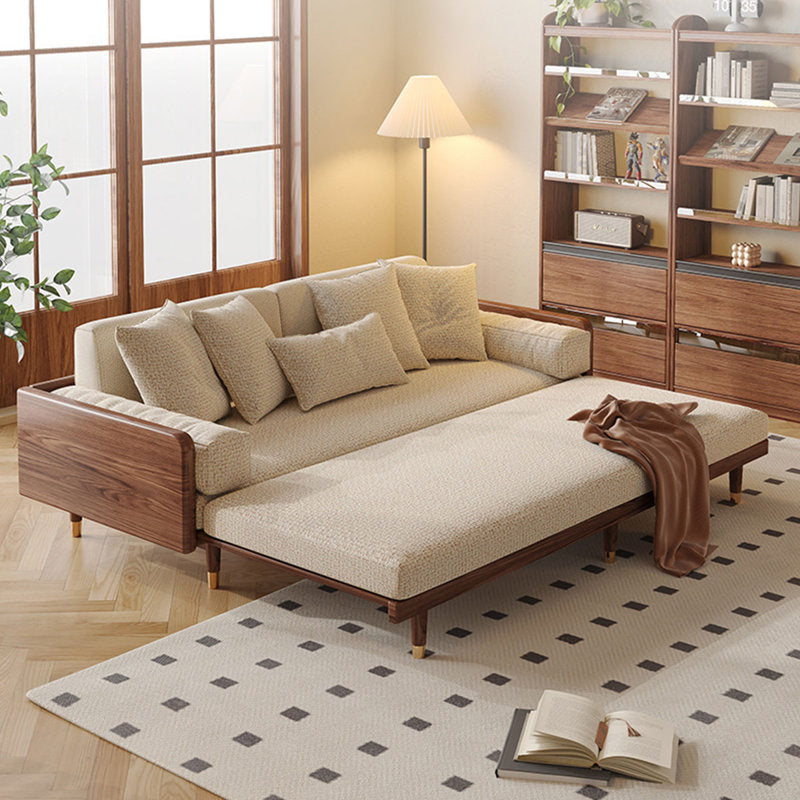 Mihika Solid Wood Sofa Come Bed | Easy Folding Sofa Come Bed