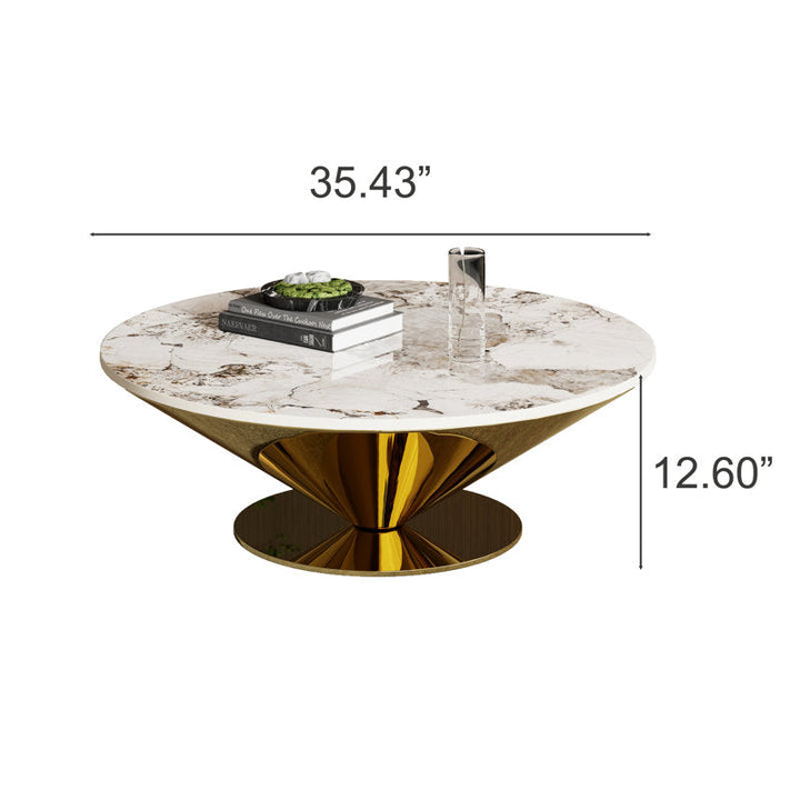 Lopa Stainless Steel Coffee Table For Living Room