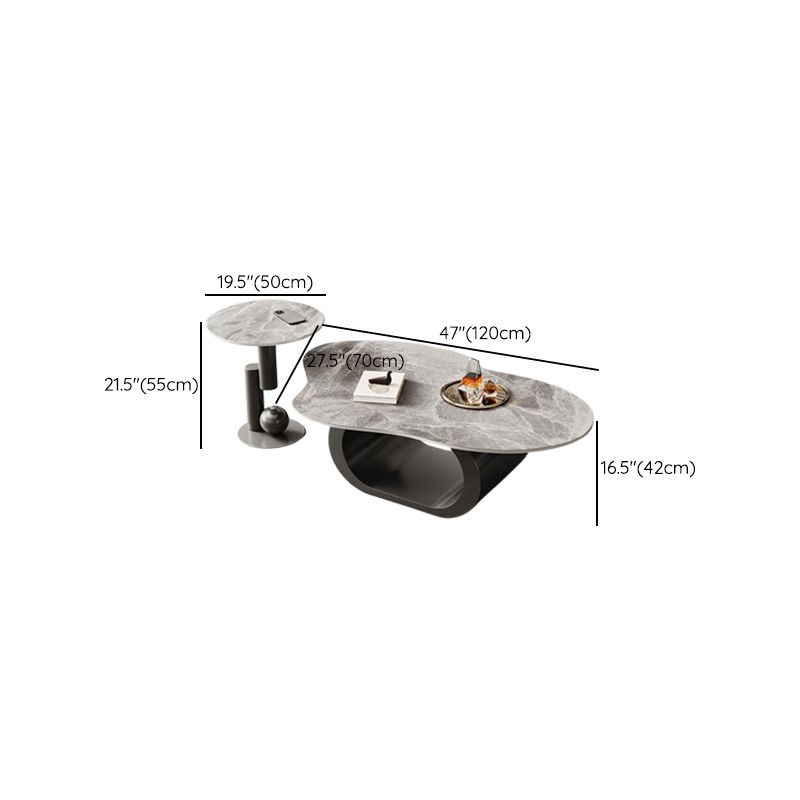 Alva Stainless Steel Coffee Table for Living Room