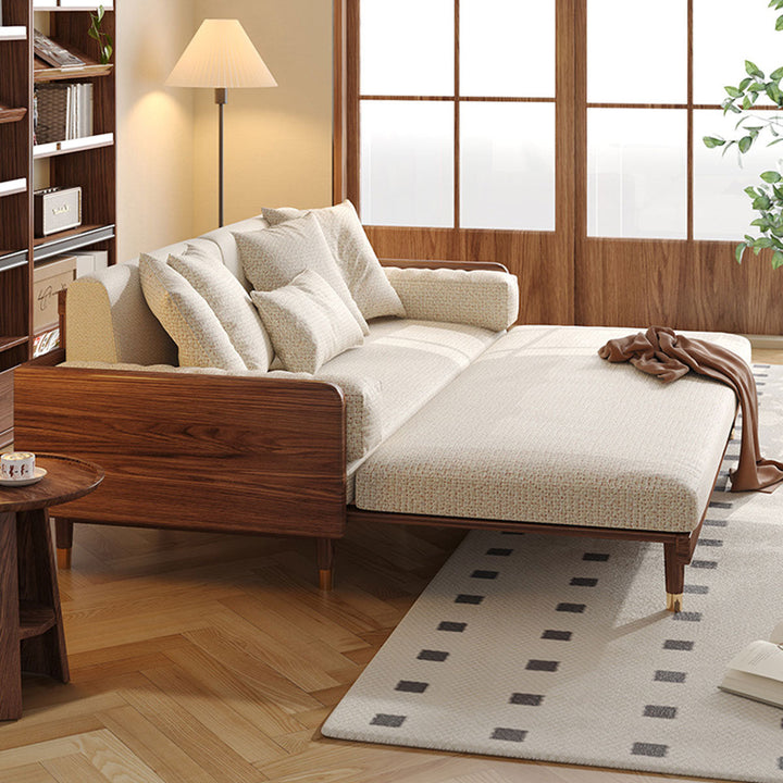 Mihika Solid Wood Sofa Come Bed | Easy Folding Sofa Come Bed