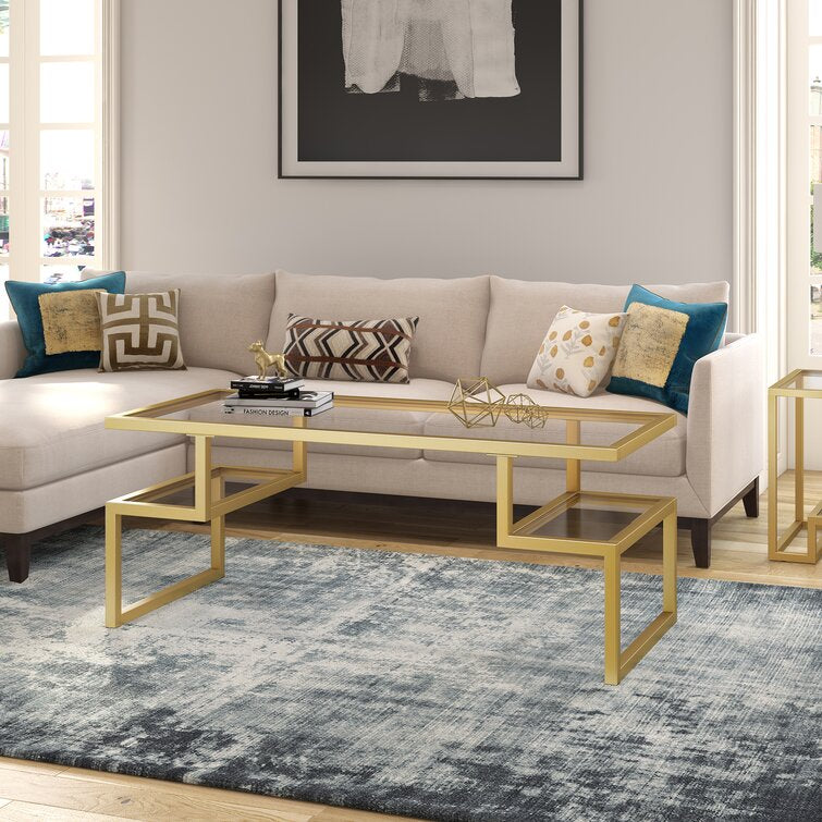 Malini Metal Coffee Table For Living Room