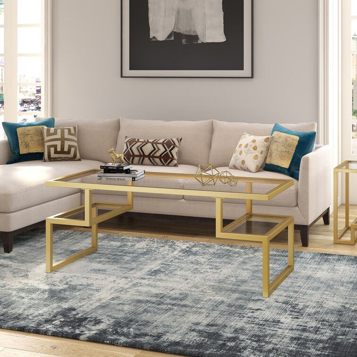 Malini Metal Coffee Table For Living Room