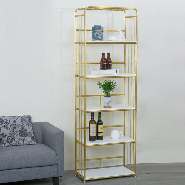 Ludmila Stainless Steel Frame Bookshelves | Storage Shelves