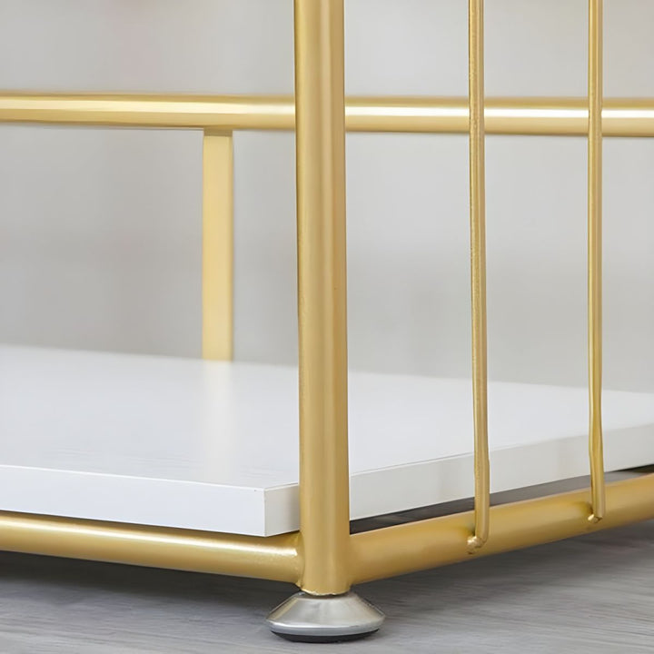Ludmila Stainless Steel Frame Bookshelves | Storage Shelves