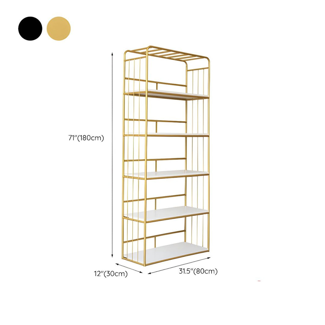 Ludmila Stainless Steel Frame Bookshelves | Storage Shelves