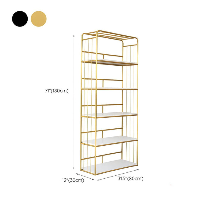 Ludmila Stainless Steel Frame Bookshelves | Storage Shelves