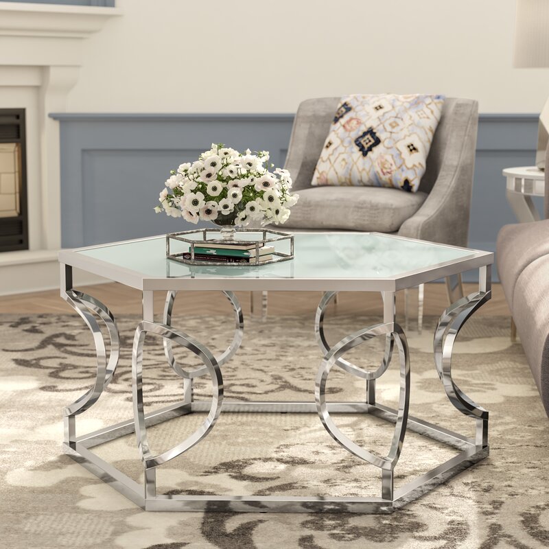 Manisha Metal Coffee Table For Living Room