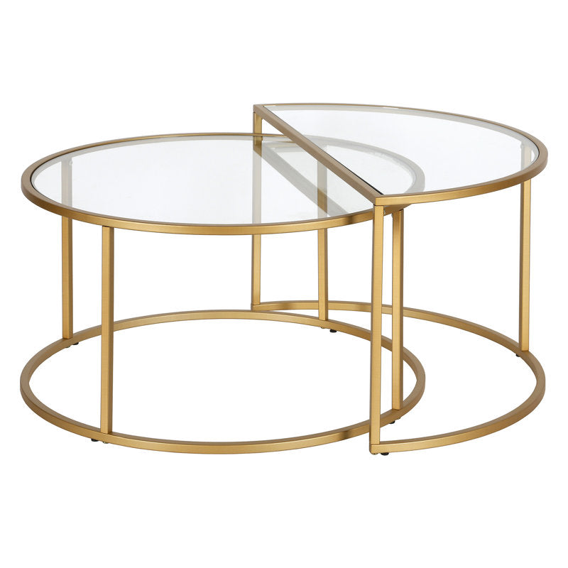 Ripple Metal Coffee Table For Living Room