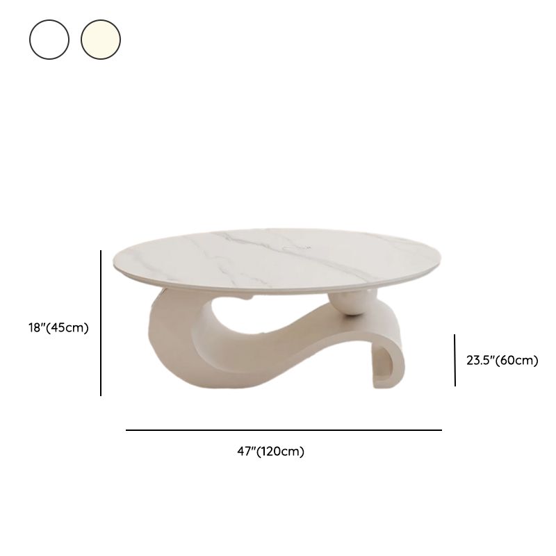 Diya White Coffee Table for Living Room