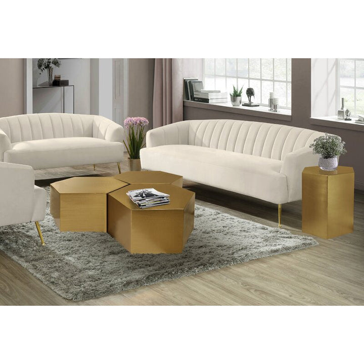 Valencia Stainless Steel Pvd Coated Coffee Table For Living Room