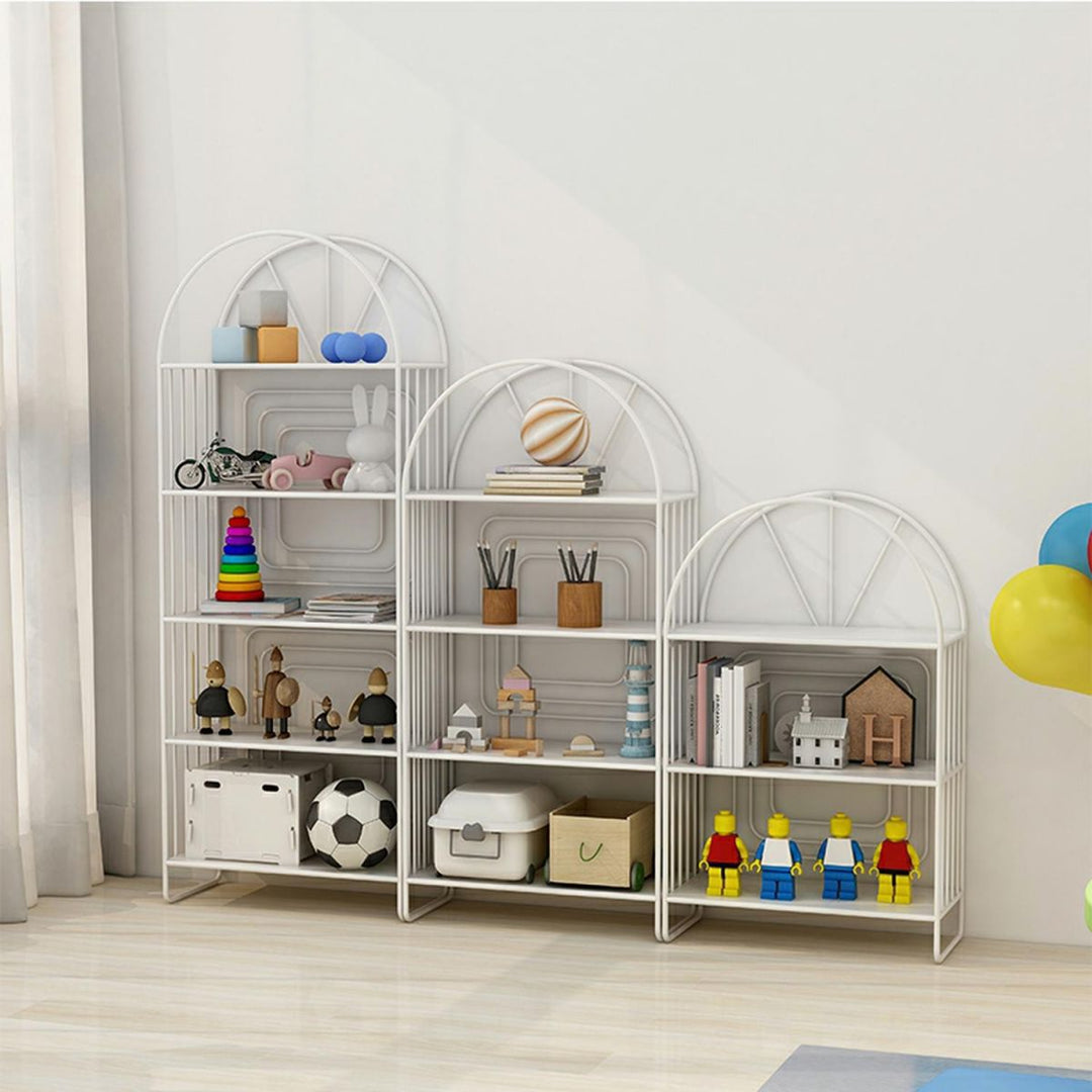 Rozaliya Stainless Steel Frame Bookshelves | Storage Shelves - Single Unit
