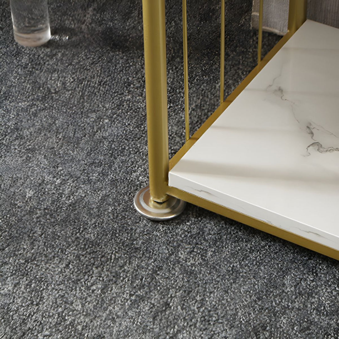 Zlata Stainless Steel Frame Bookshelves | Storage Shelves