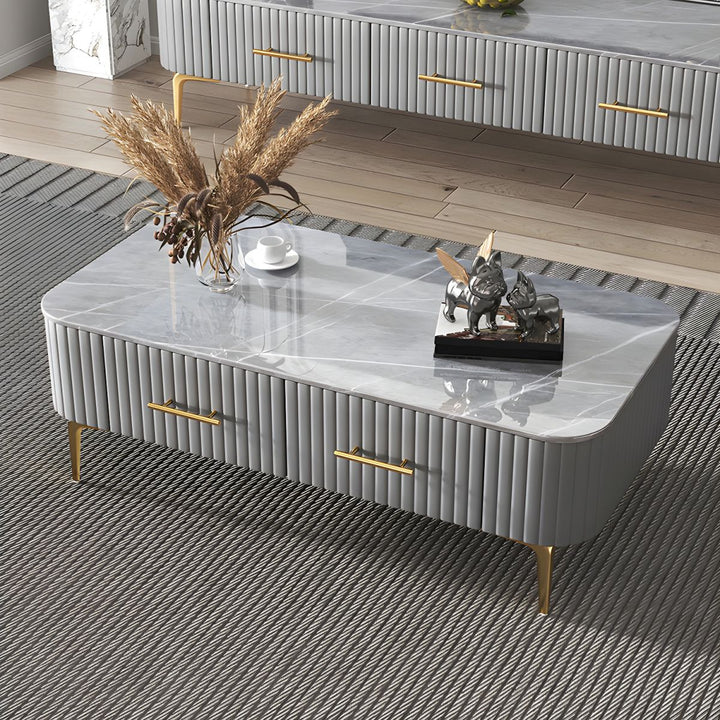 Aria Coffee Table for Living Room | Rectangle Shape