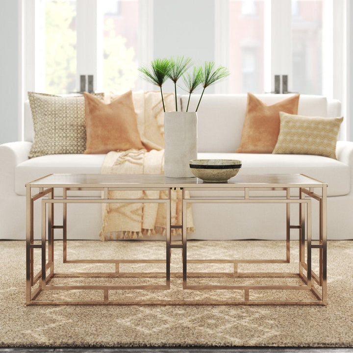 Nihal Metal Coffee Table For Living Room