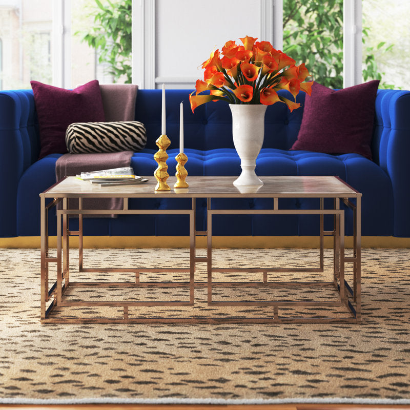 Nihal Metal Coffee Table For Living Room