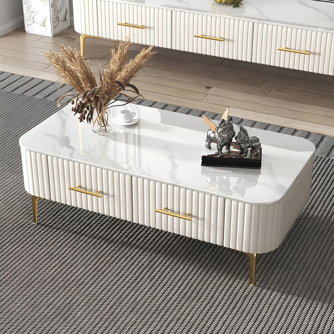 Aria Coffee Table for Living Room | Rectangle Shape