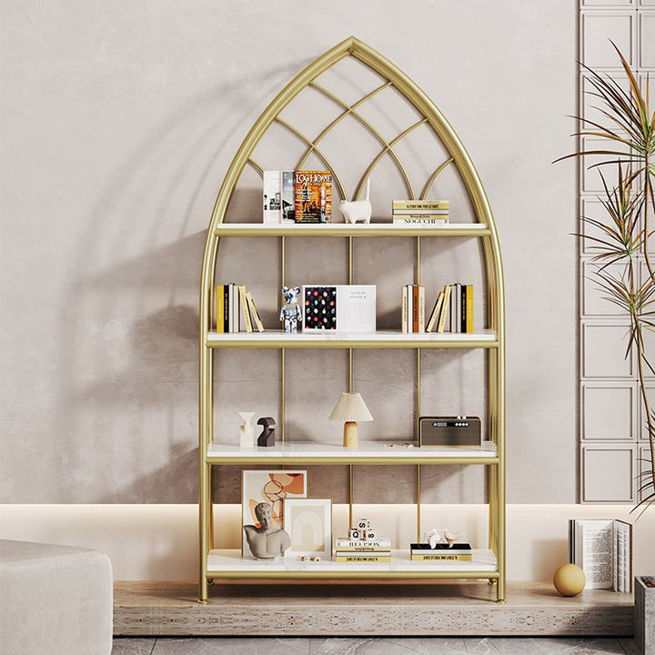 Agata Stainless Steel Bookshelves | Storage Shelves - Single