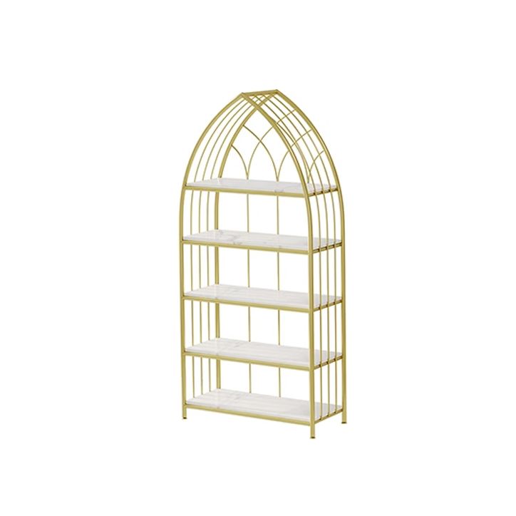 Agata Stainless Steel Bookshelves | Storage Shelves - Single