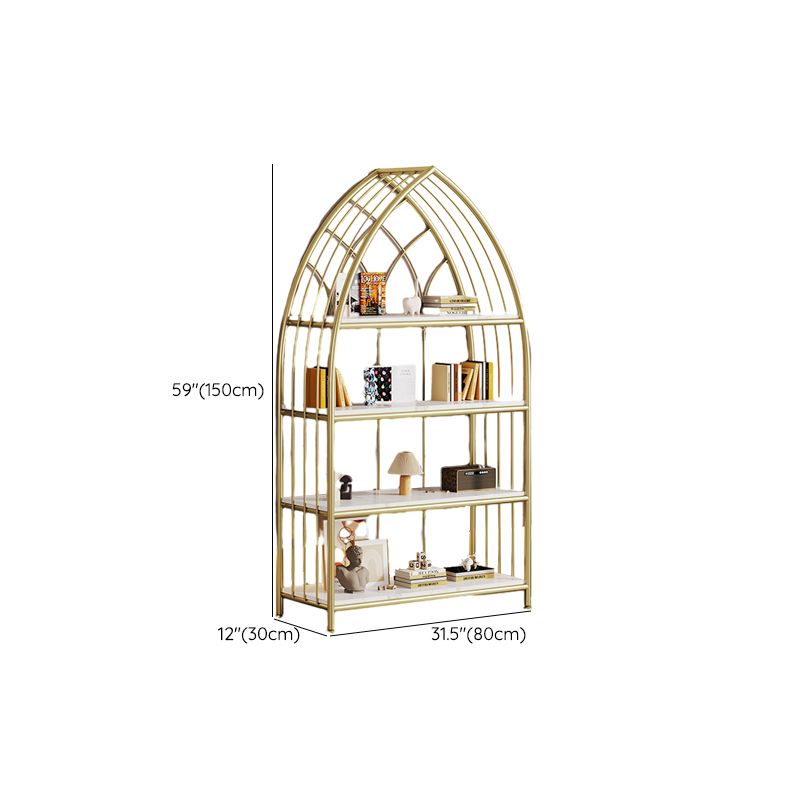 Agata Stainless Steel Bookshelves | Storage Shelves - Single