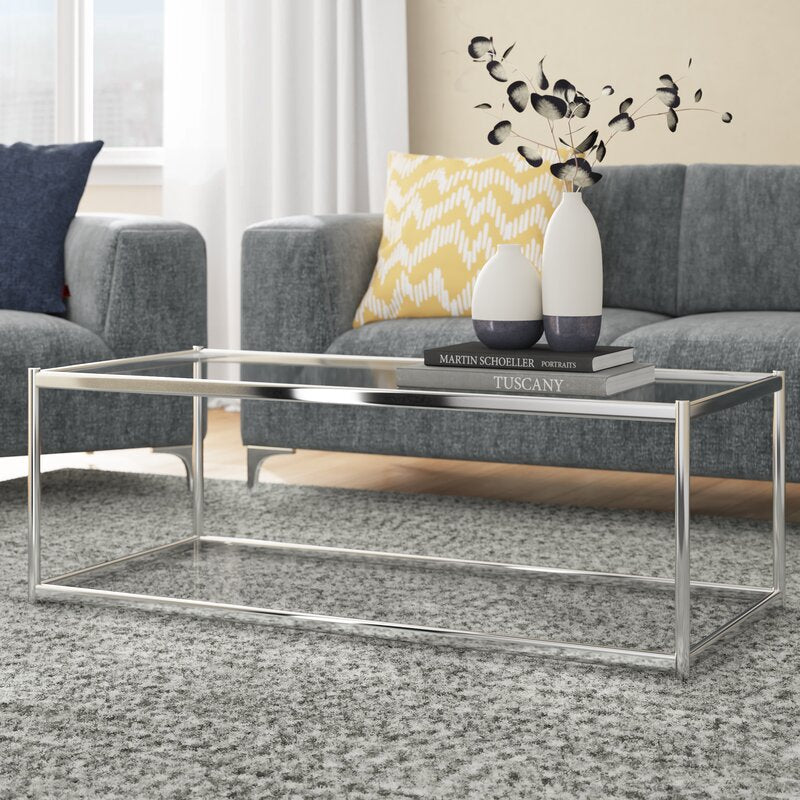 Niranjan Metal Coffee Table For Living Room